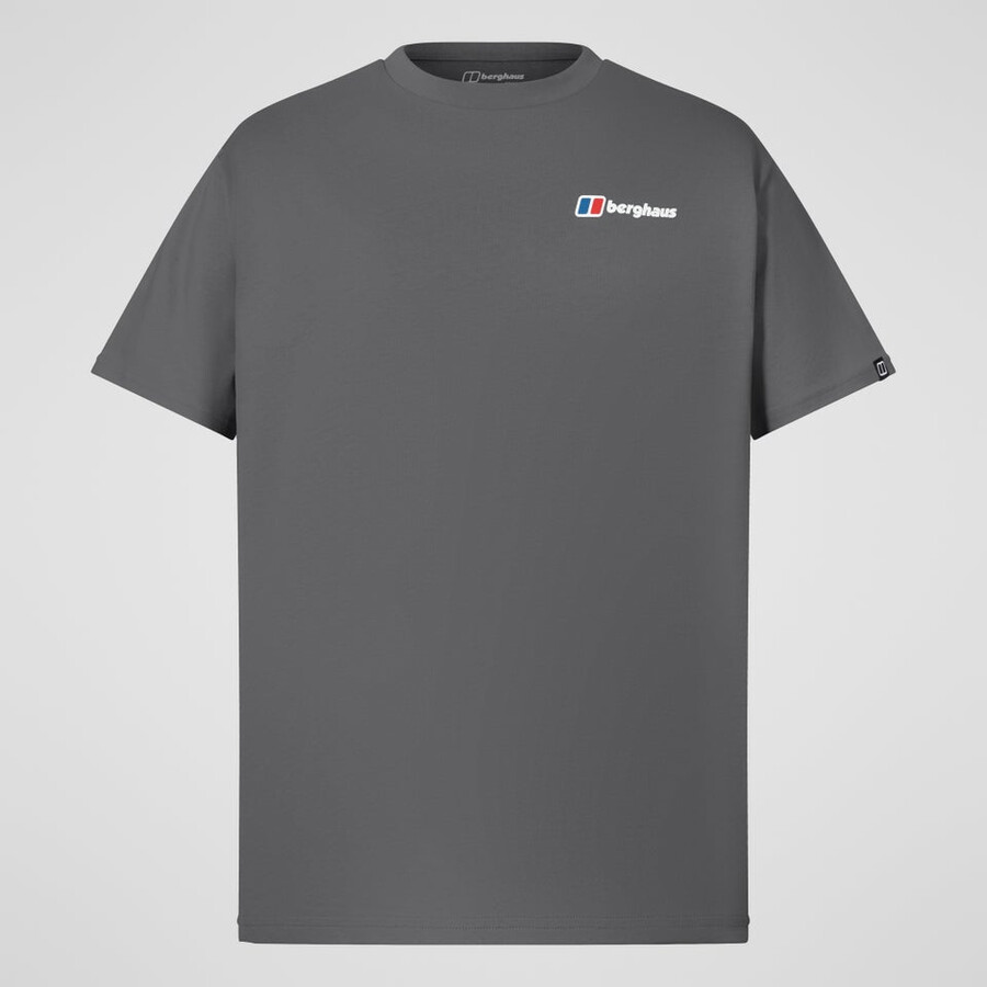 männer gepunktete berg-tee - grey berghaus