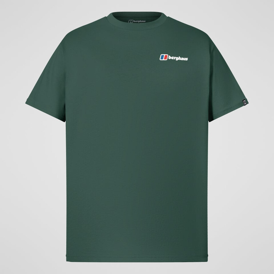 männer gepunktete berg-tee - green berghaus