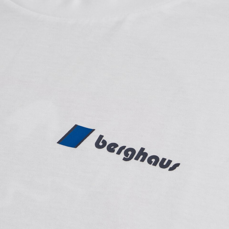 men s doodle berg patch tee - white berghaus