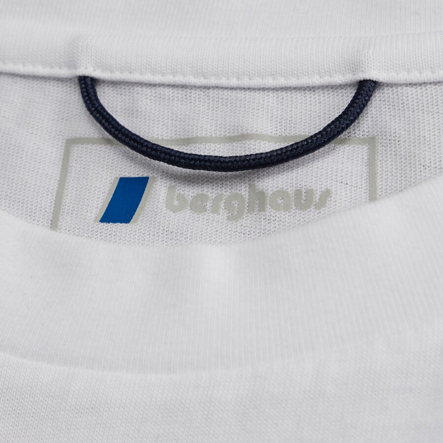 men s doodle berg patch tee - white berghaus