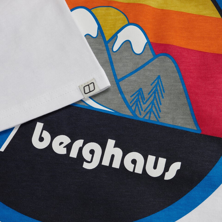 men s doodle berg patch tee - white berghaus