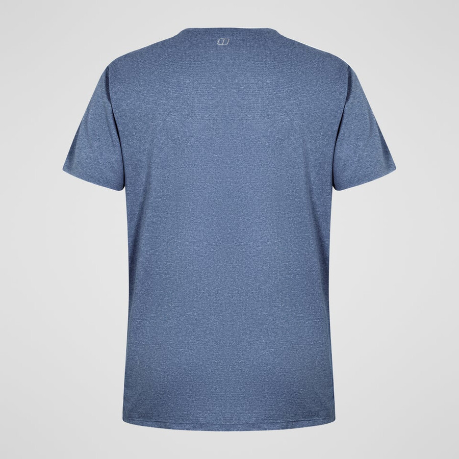 männer firsby tech tee - dark blue berghaus