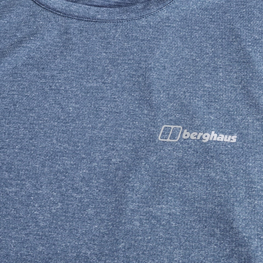 männer firsby tech tee - dark blue berghaus