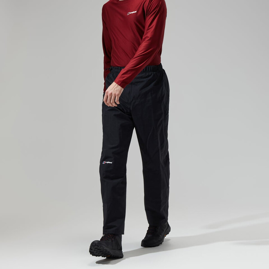 männer bergsteiger gore-tex-pant - black die berghaus
