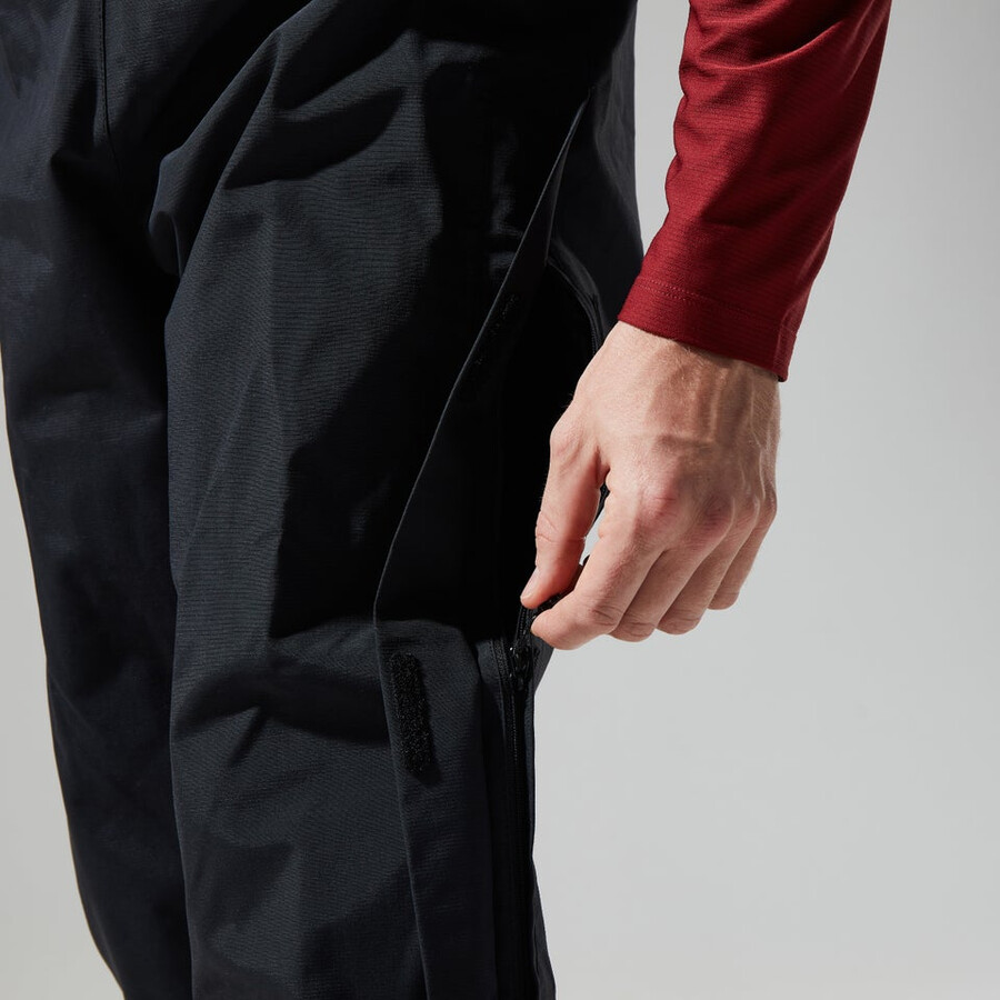 männer bergsteiger gore-tex-pant - black die berghaus