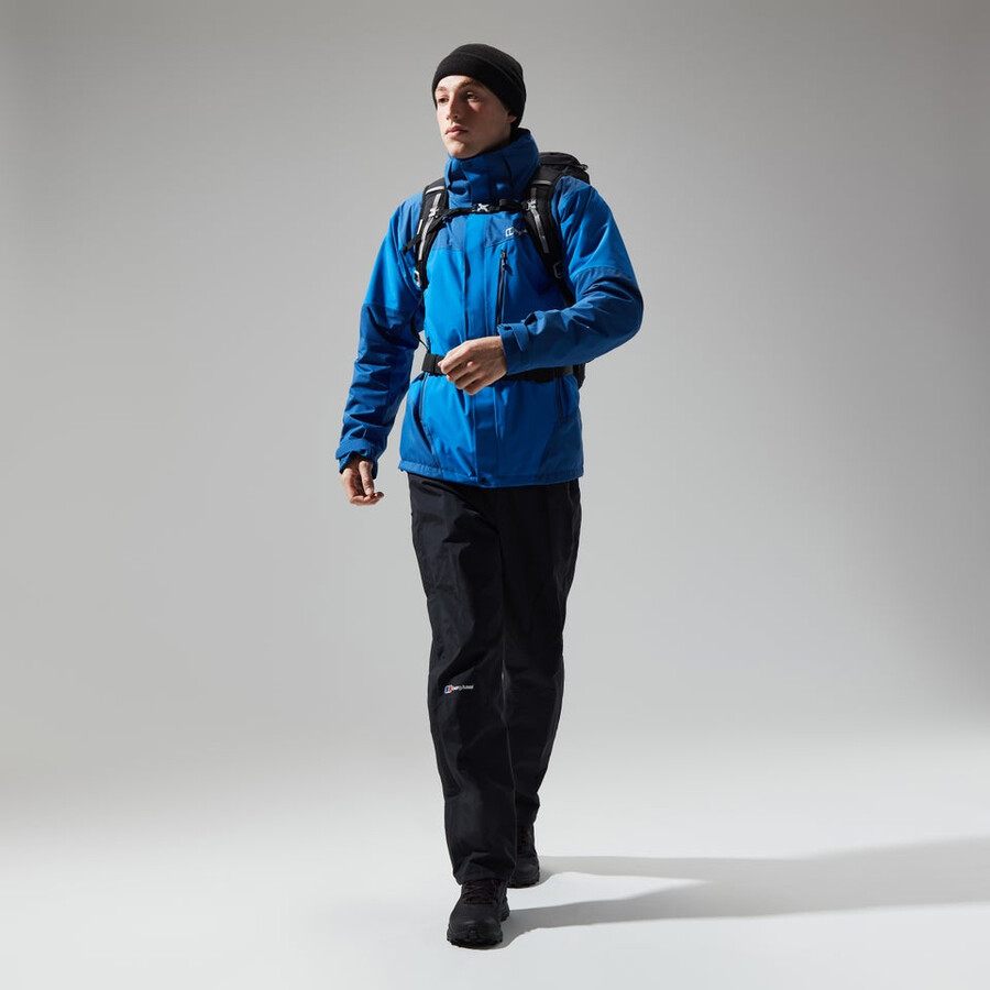 männer bergsteiger gore-tex-pant - black die berghaus
