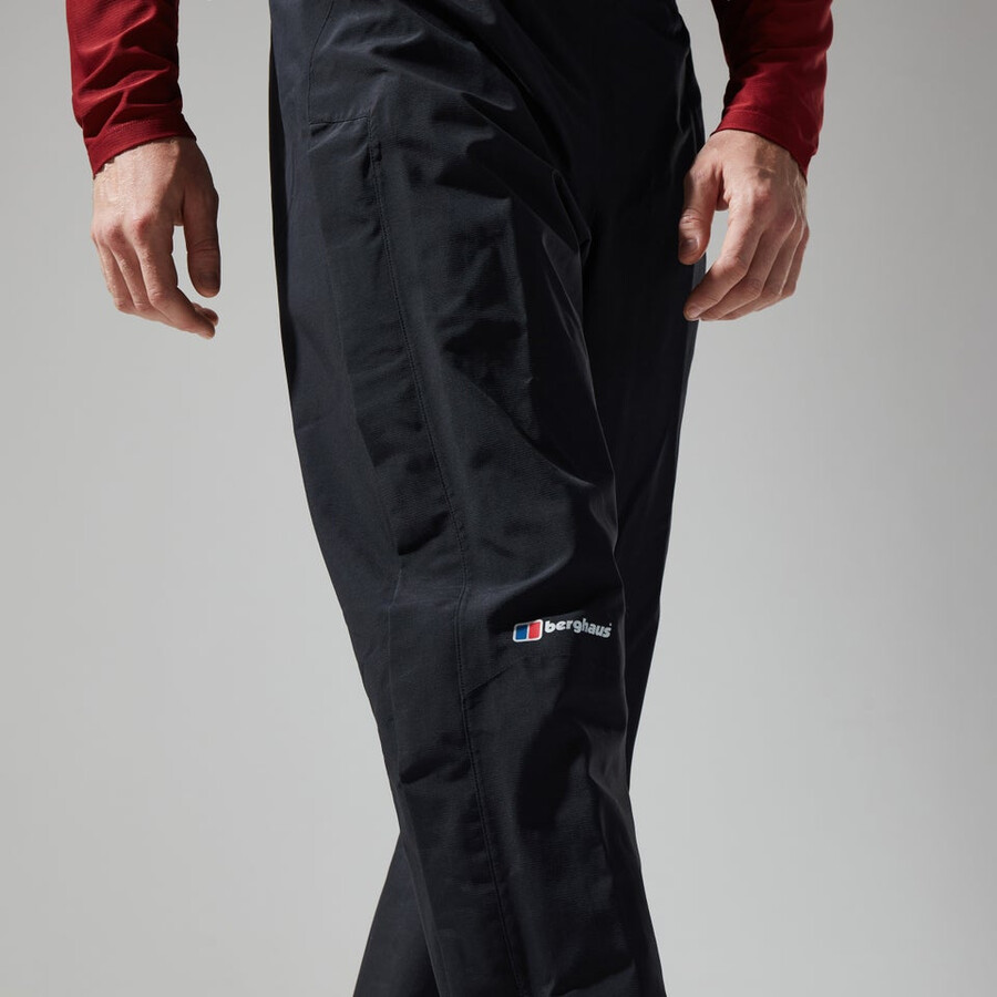 männer bergsteiger gore-tex-pant - black die berghaus