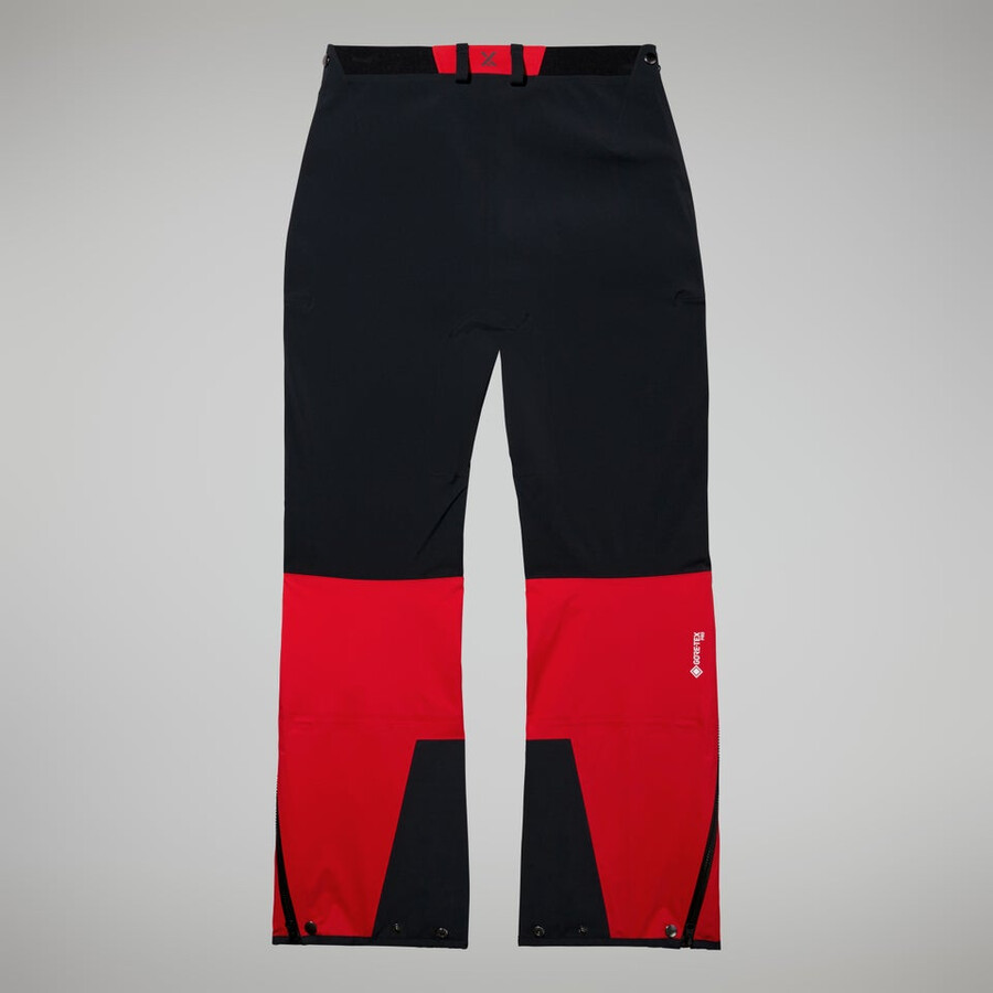 men s mtn guide gore-tex-pro-hose - schwarzrot berghaus
