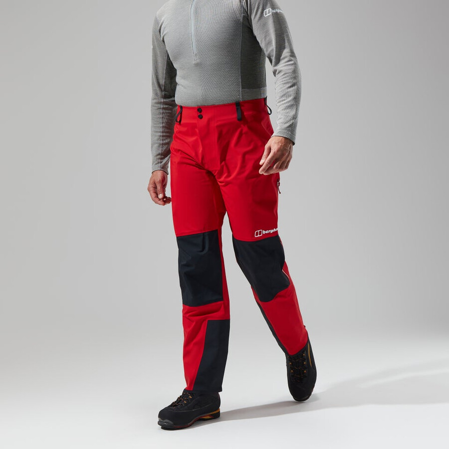 men s mtn seeker gore-tex-hose - redblack die berghaus
