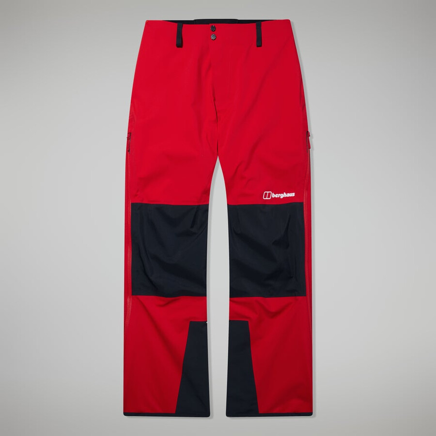 men s mtn seeker gore-tex-hose - redblack die berghaus