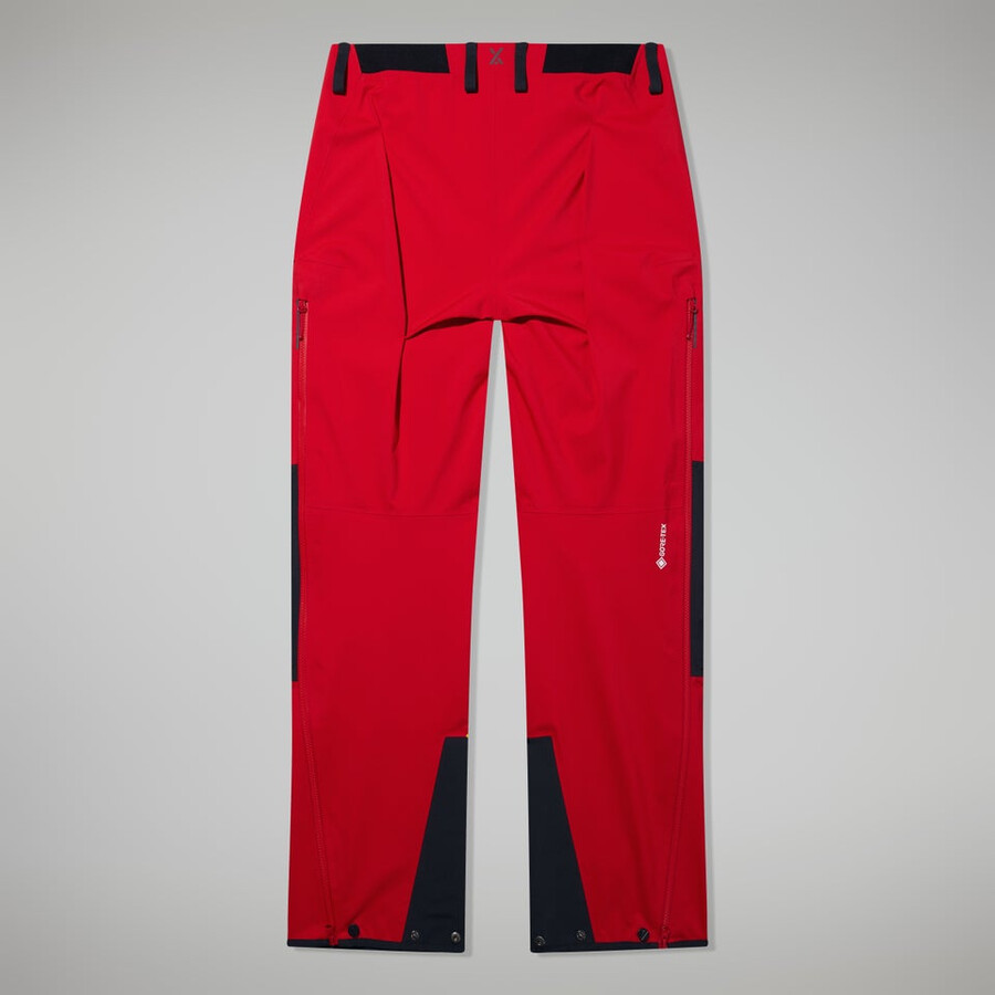 men s mtn seeker gore-tex-hose - redblack die berghaus