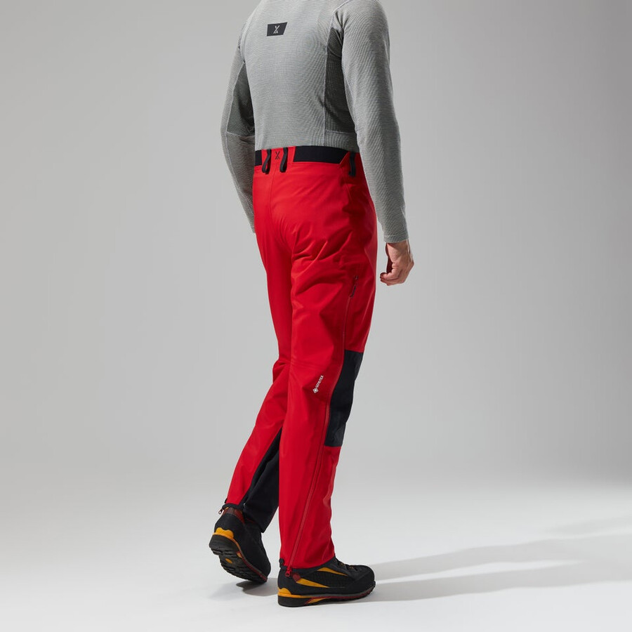 men s mtn seeker gore-tex-hose - redblack die berghaus
