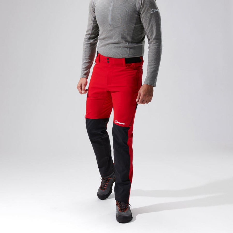men s mtn guide alpine pant - rotschwarz berghaus
