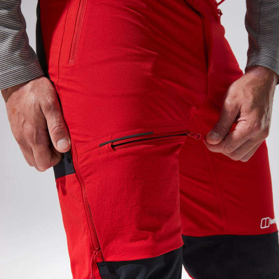 men s mtn guide alpine pant - rotschwarz berghaus