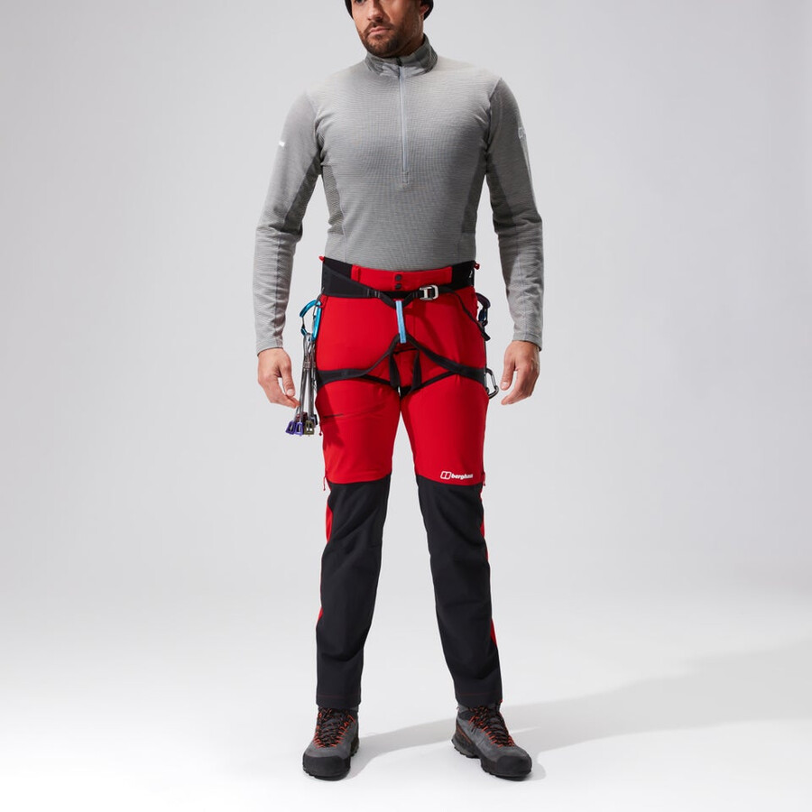 men s mtn guide alpine pant - rotschwarz berghaus