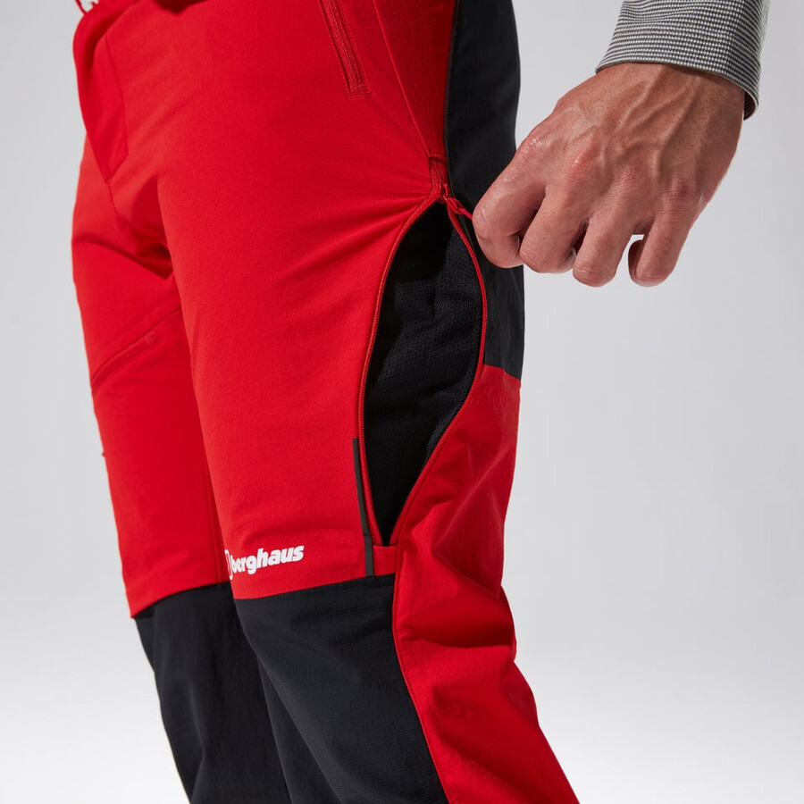 men s mtn guide alpine pant - rotschwarz berghaus
