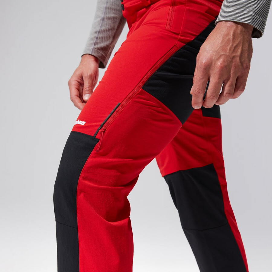 men s mtn guide alpine pant - rotschwarz berghaus