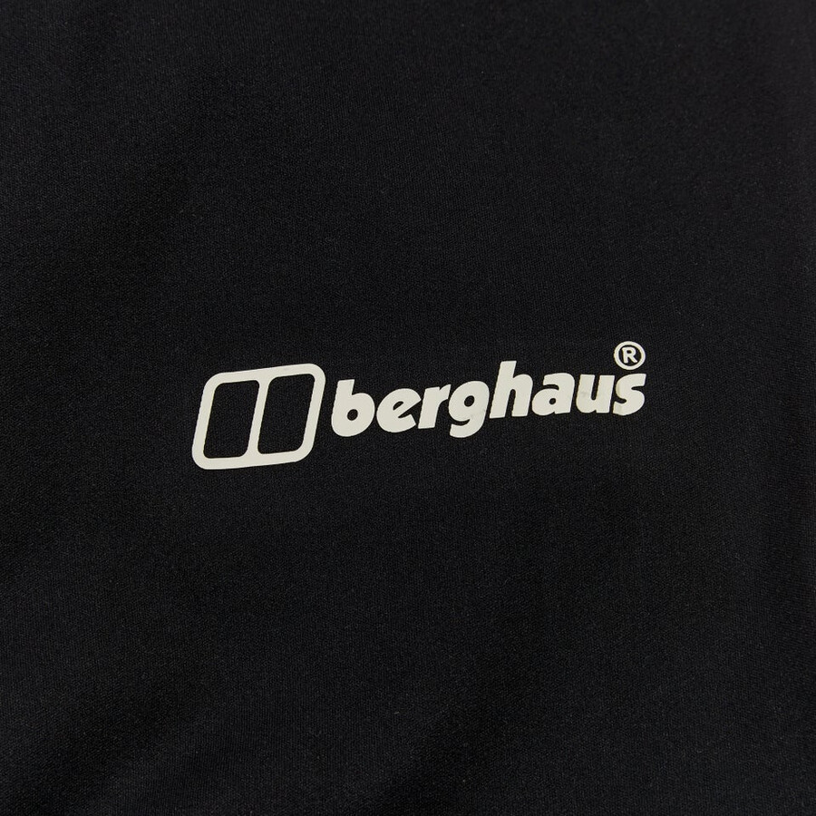 männer s ridge-roamer softshell hose - schwarz berghaus