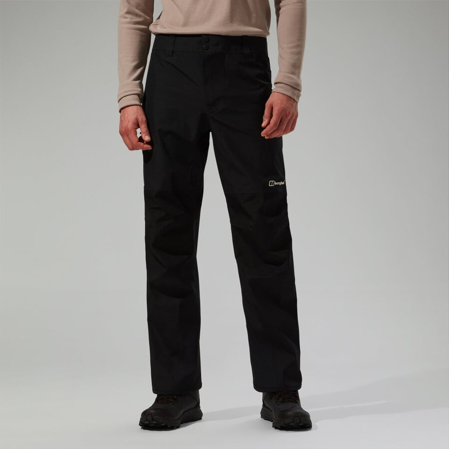 männer s ridge-seeker wasserdichte gore-tex-pant - black die berghaus