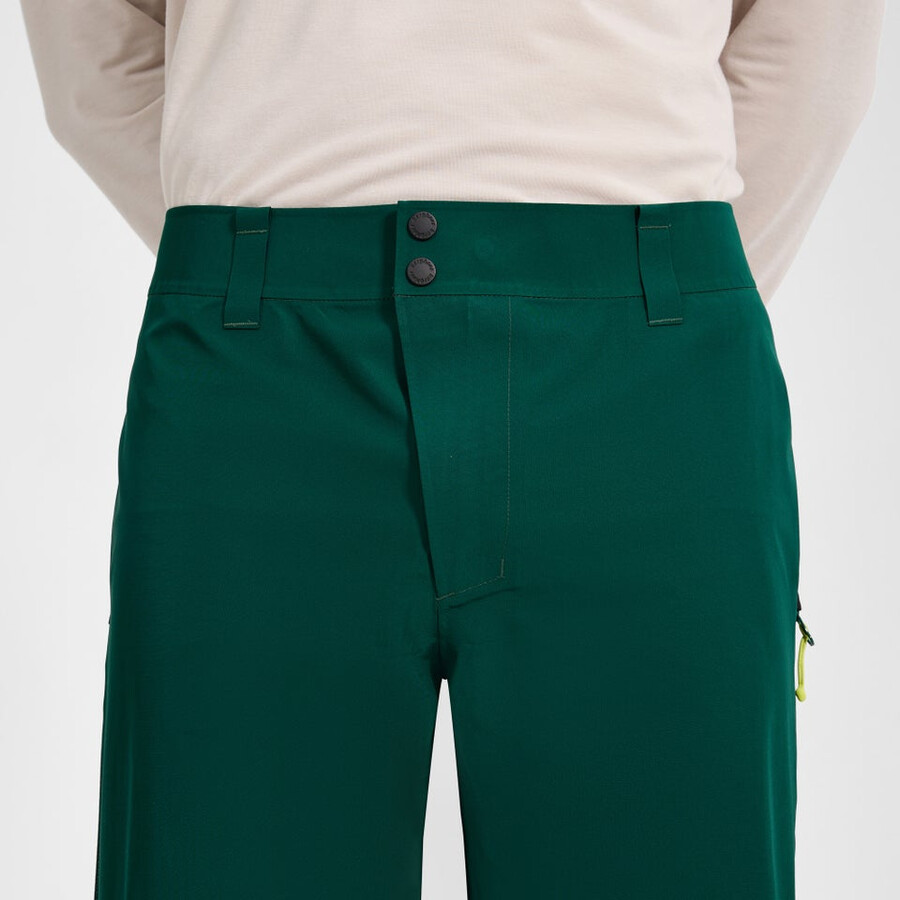 männer s ridge-seeker wasserdichte hose-schwarz - grünschwarz berghaus