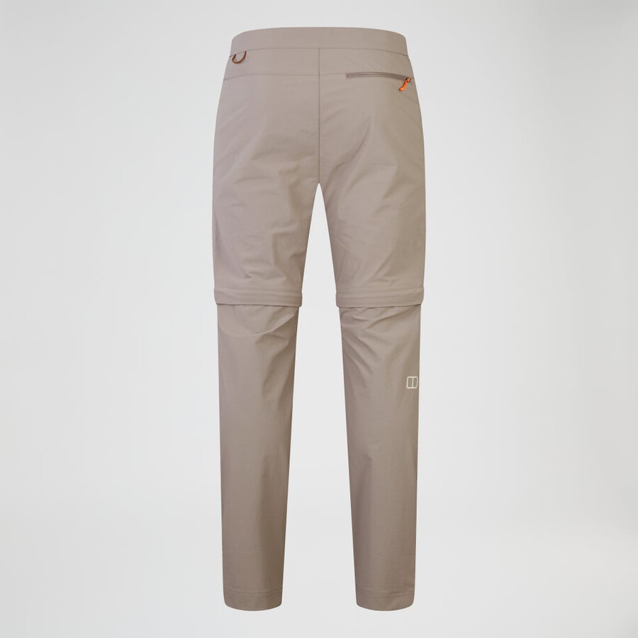 men s trail-explorer zip off pant - natural berghaus