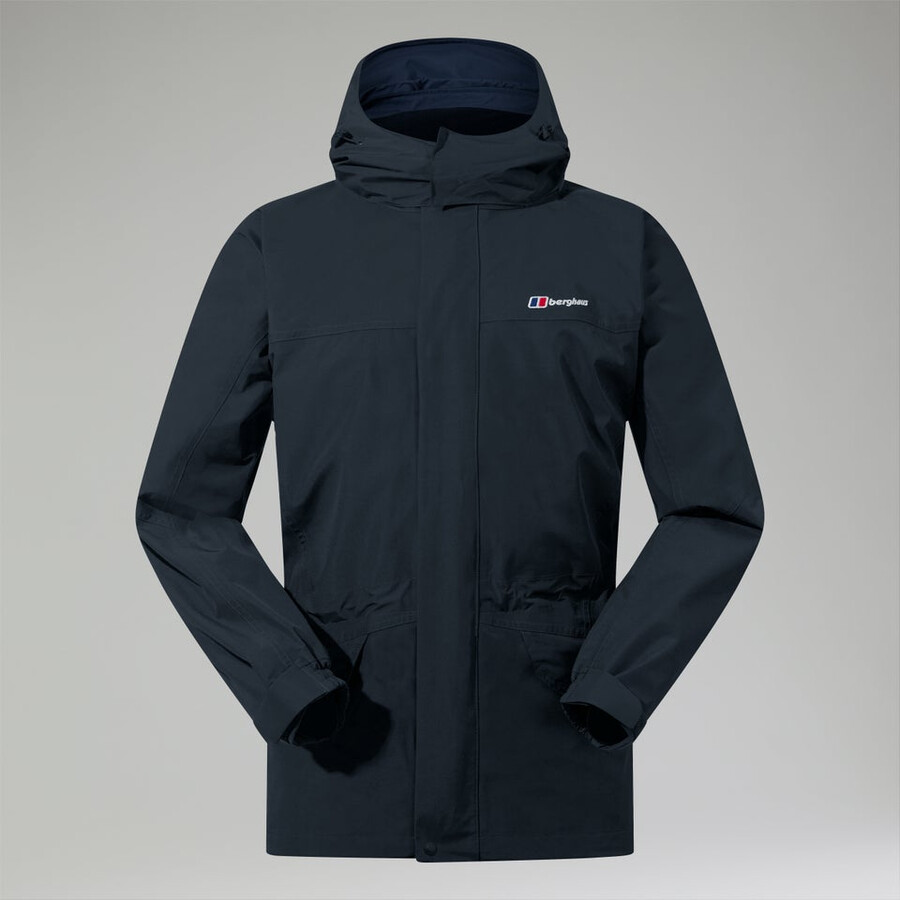 männer gesims gore-tex interaktives jacke - schwarz berghaus