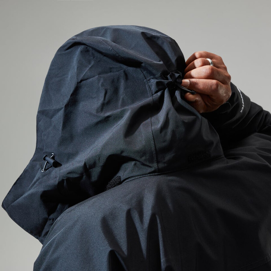 männer gesims gore-tex interaktives jacke - schwarz berghaus