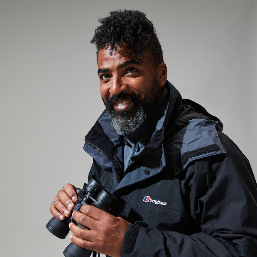 männer gesims gore-tex interaktives jacke - schwarz berghaus