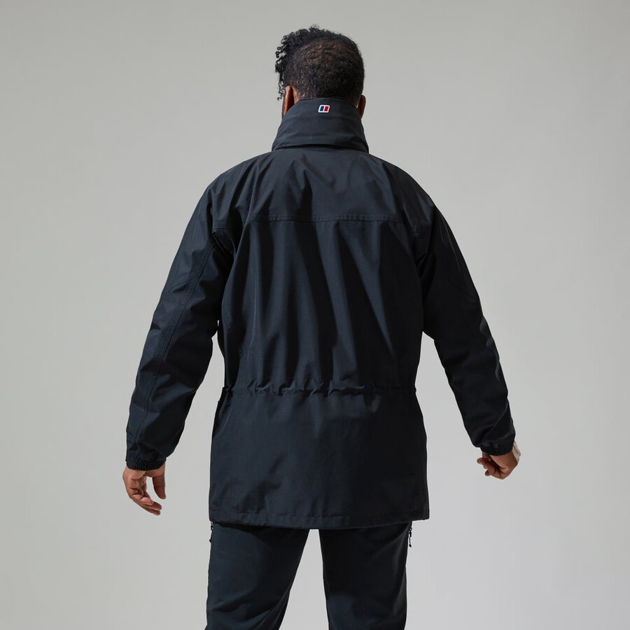 männer gesims gore-tex interaktives jacke - schwarz berghaus