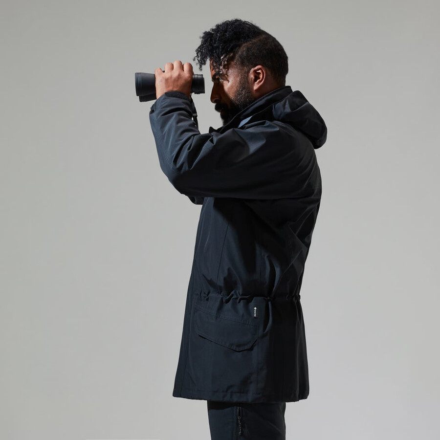 männer gesims gore-tex interaktives jacke - schwarz berghaus