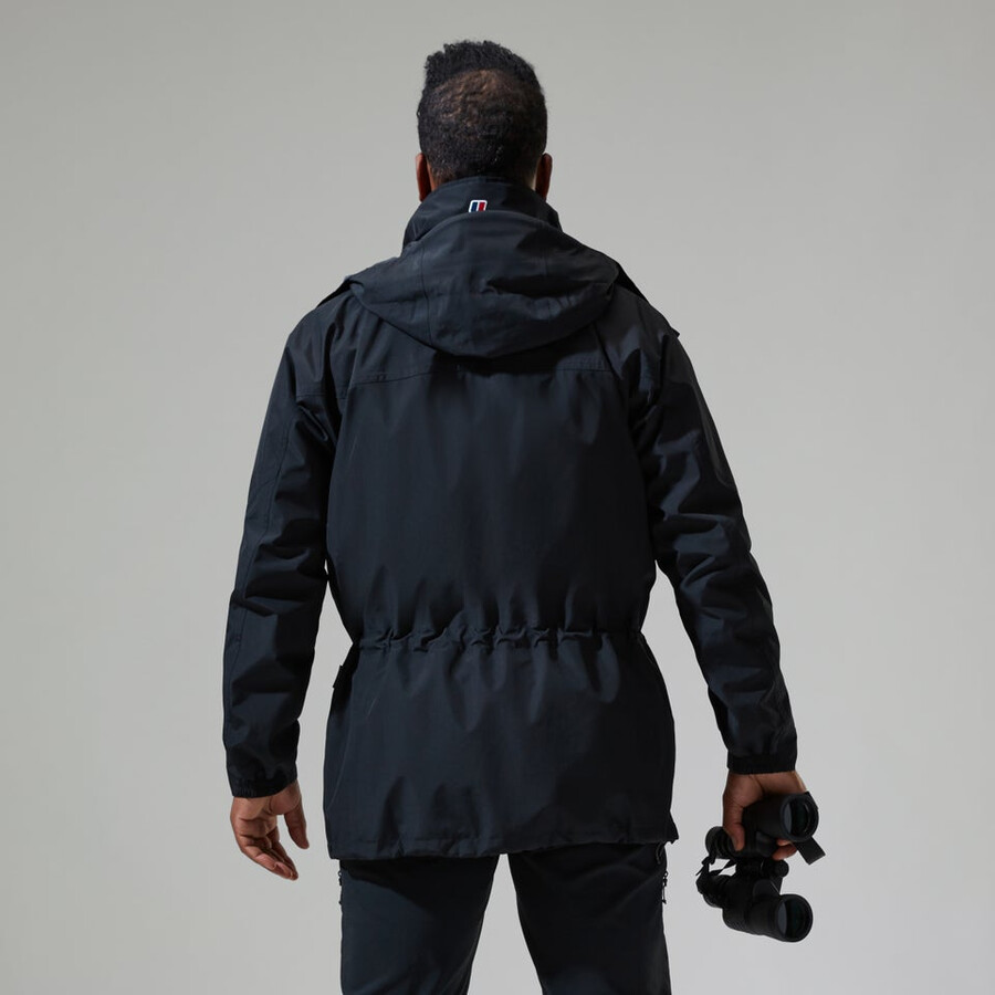 männer gesims gore-tex interaktives jacke - schwarz berghaus