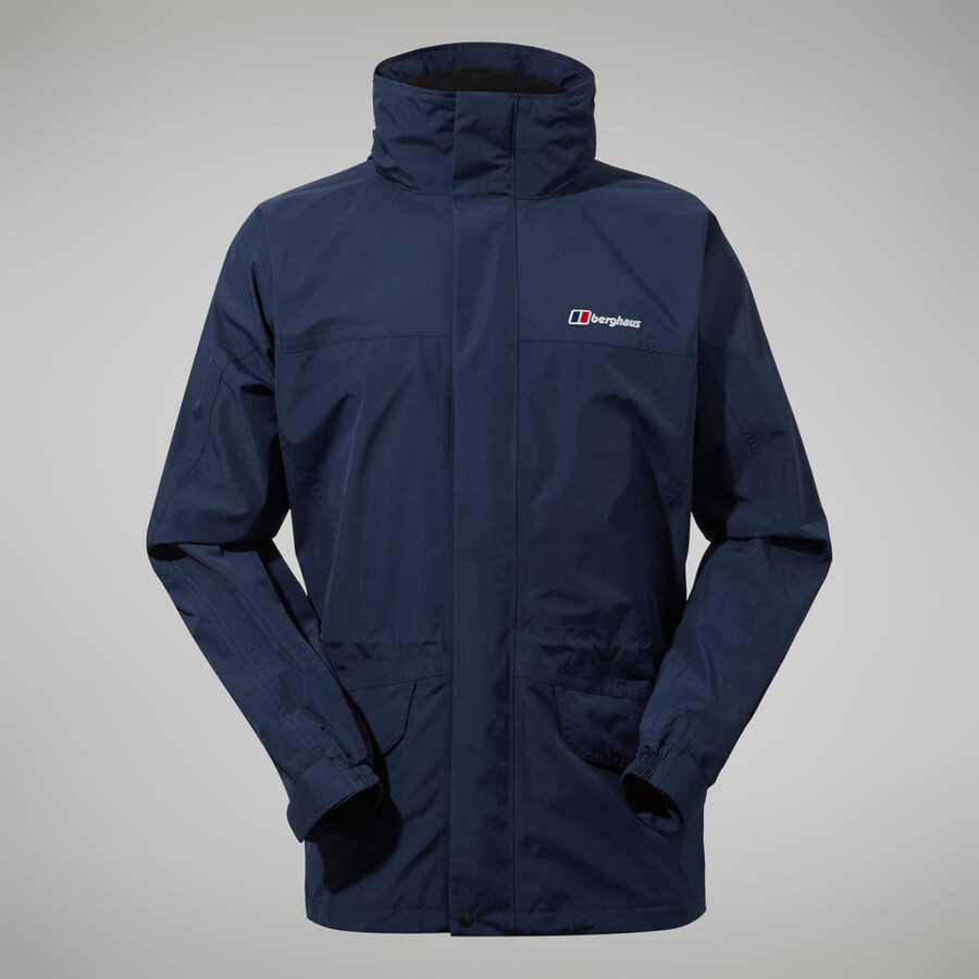 männer gesims gore-tex interaktives jacke - dark blue berghaus