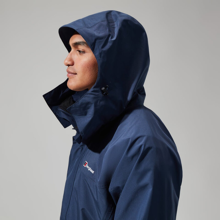 männer gesims gore-tex interaktives jacke - dark blue berghaus