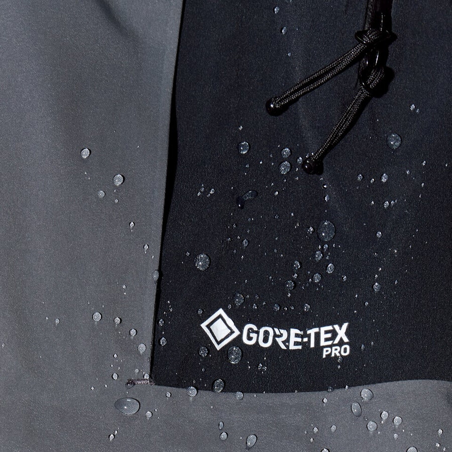 men s mtn guide gore-tex-pro-jacke - grauschwarz berghaus