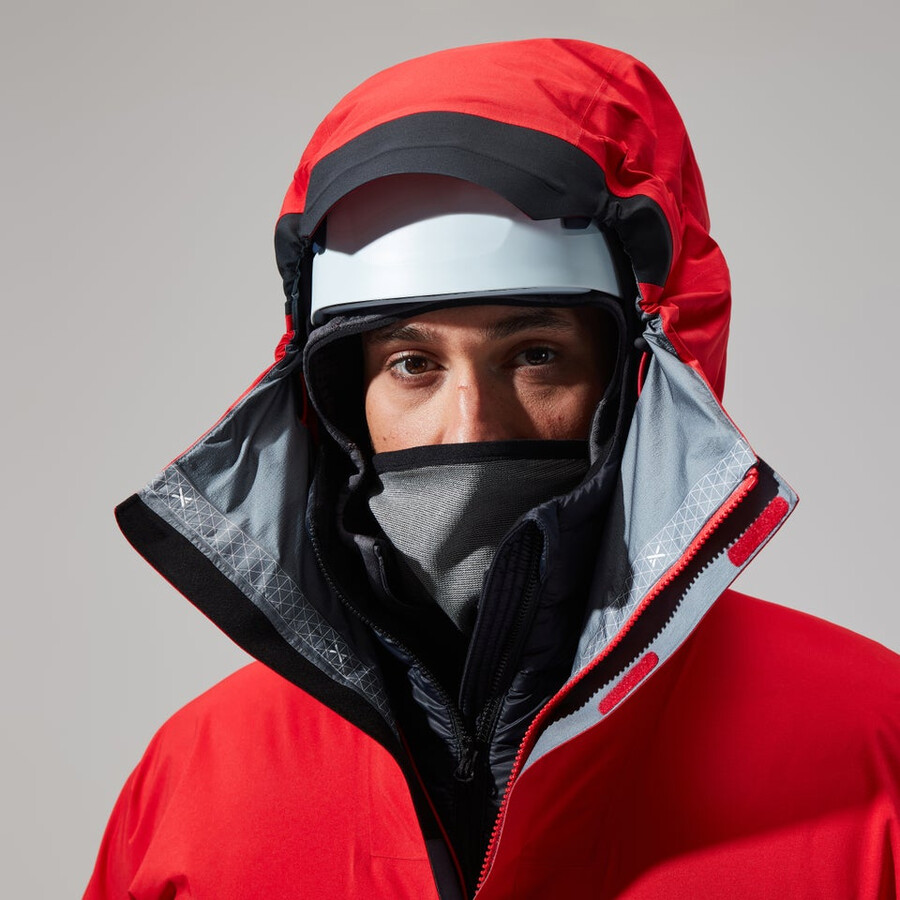 men s mtn guide gore-tex pro jacket - redblack die berghaus