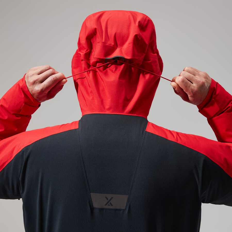 men s mtn guide gore-tex pro jacket - redblack die berghaus