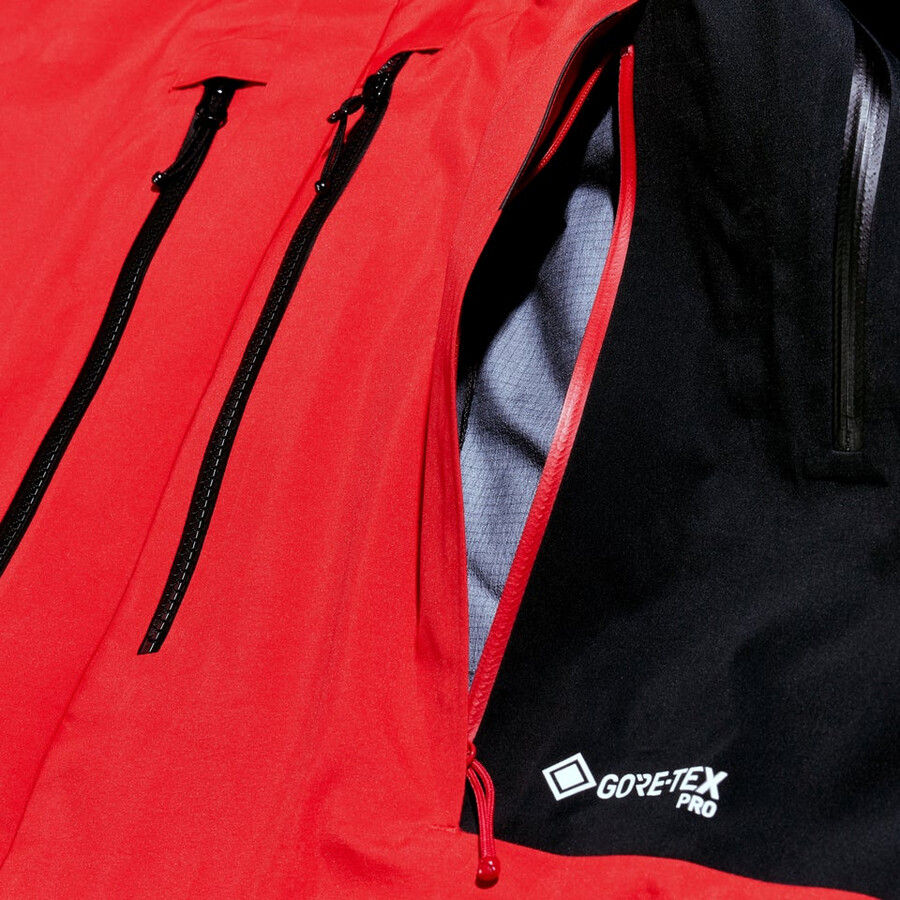 men s mtn guide gore-tex pro jacket - redblack die berghaus