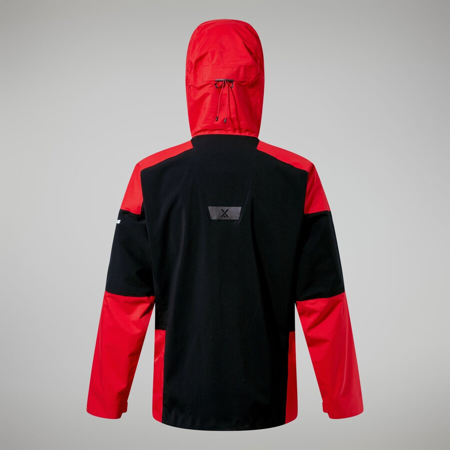 men s mtn guide gore-tex pro jacket - redblack die berghaus