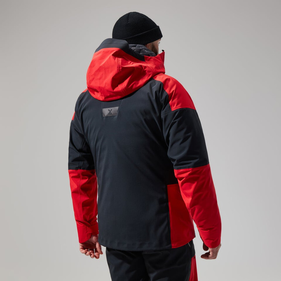 men s mtn guide gore-tex pro jacket - redblack die berghaus