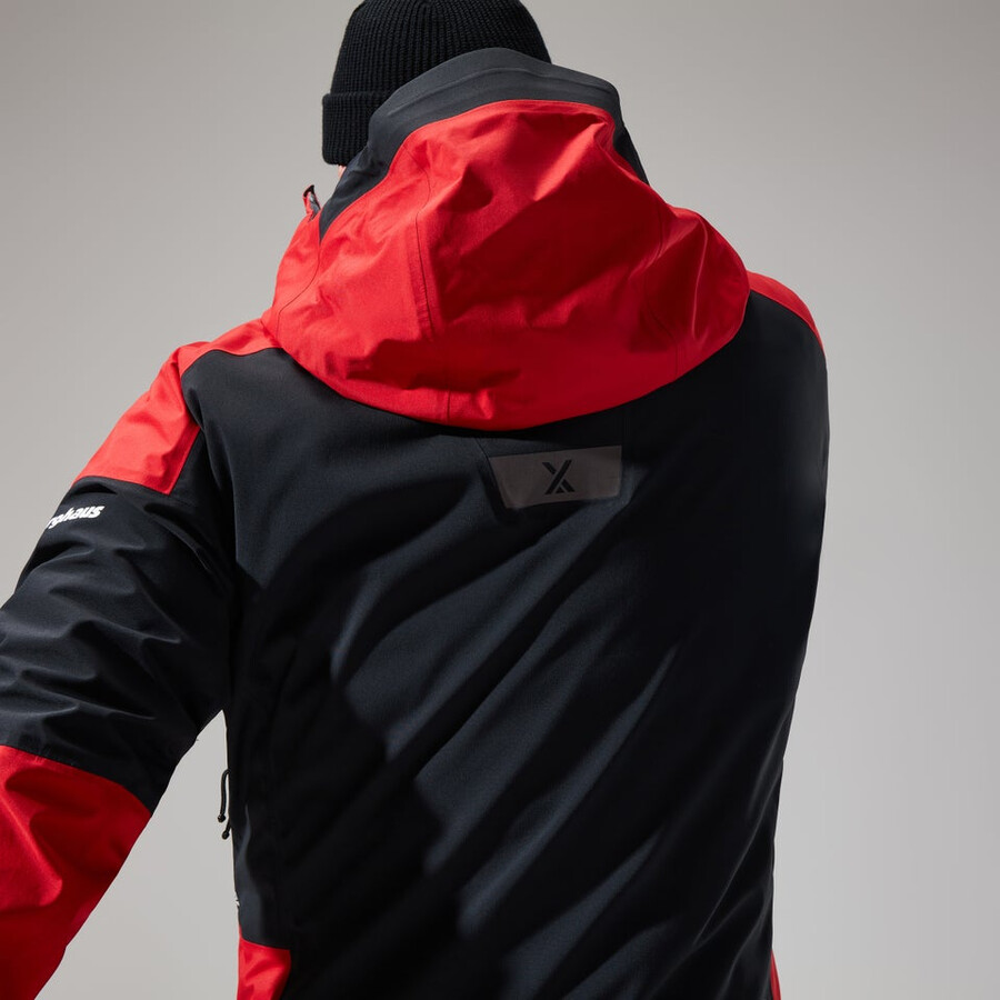 men s mtn guide gore-tex pro jacket - redblack die berghaus