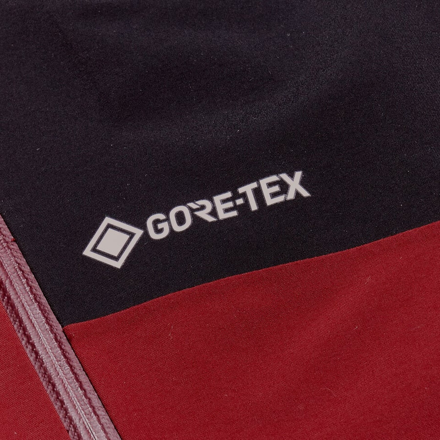 men s mtn arete abstieg gore-tex jacke - dark rotschwarz berghaus