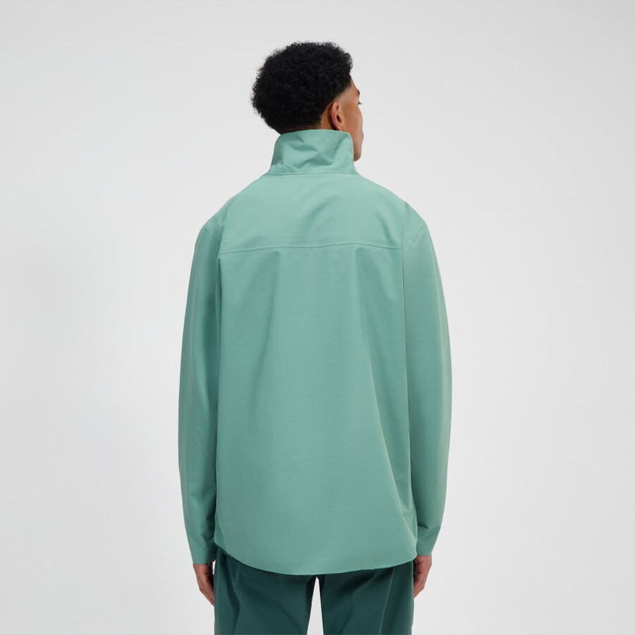 männer woodwalk wasserdichte jacke - grün berghaus
