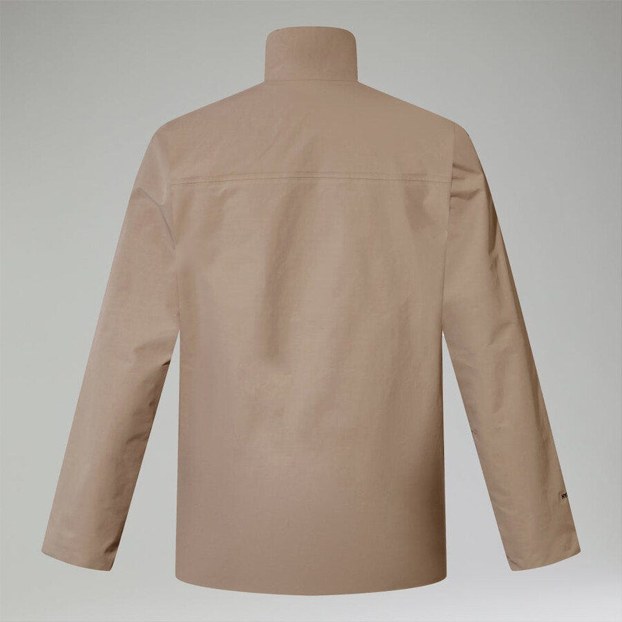 männer woodwalk wasserdichte jacke - grau berghaus