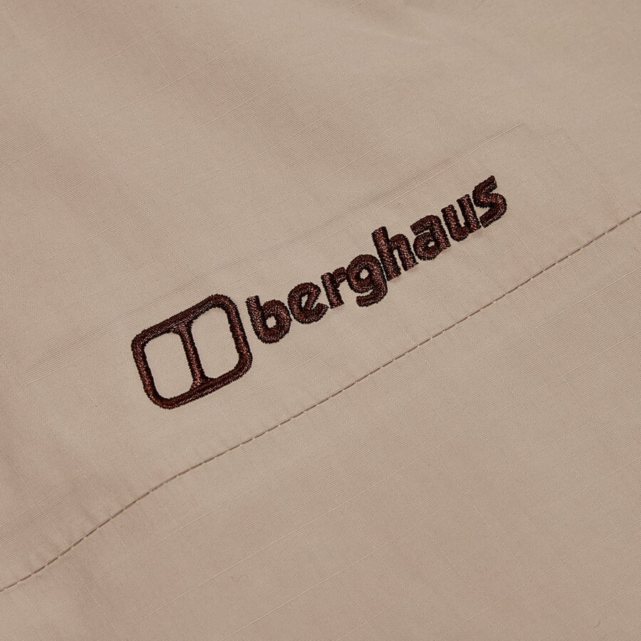 männer woodwalk wasserdichte jacke - grau berghaus