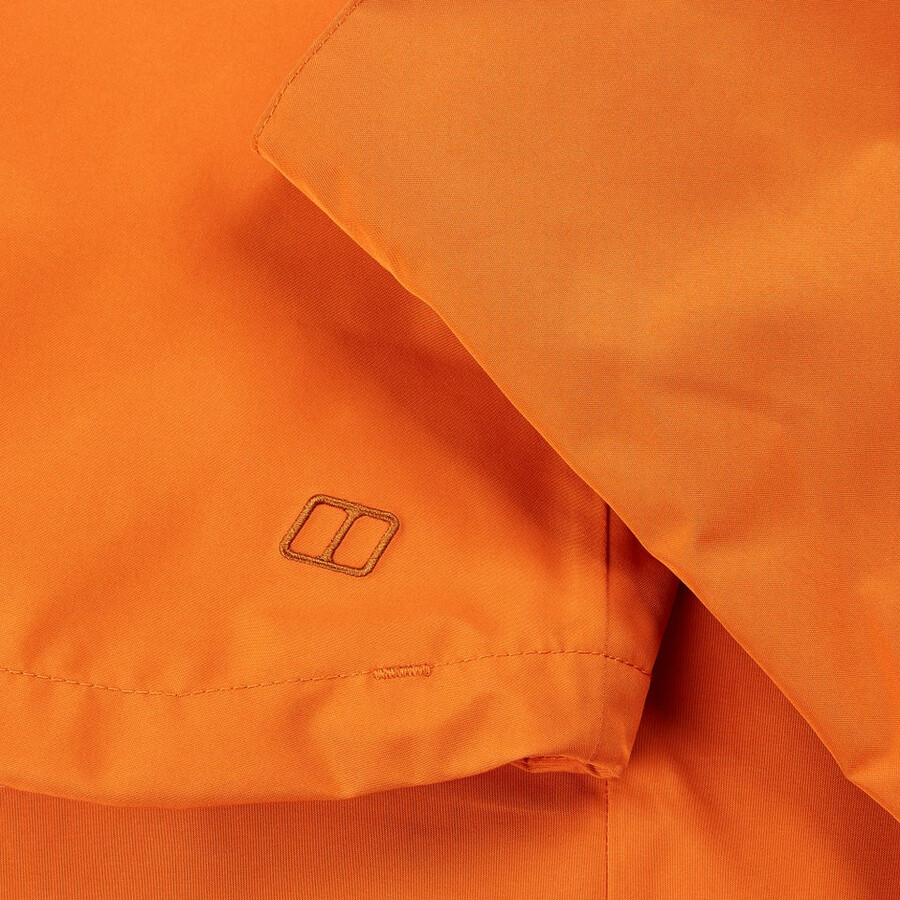 männer bramblfell interactive gore-tex wasserdichte jacke - orange berghaus