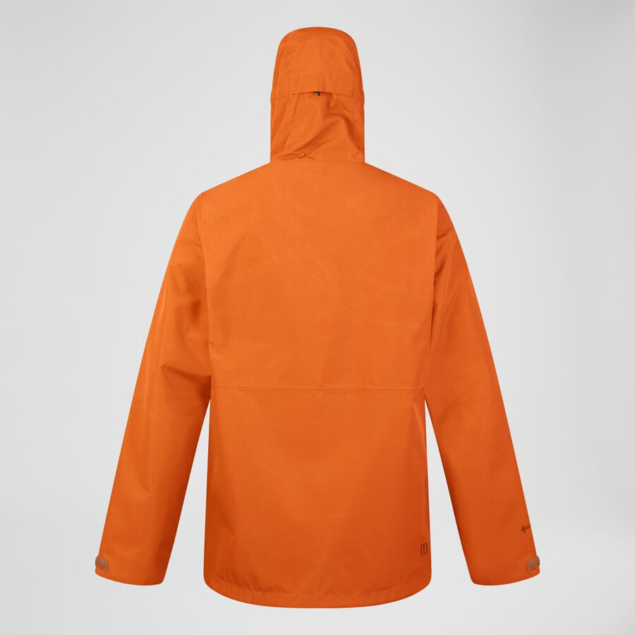 männer bramblfell interactive gore-tex wasserdichte jacke - orange berghaus
