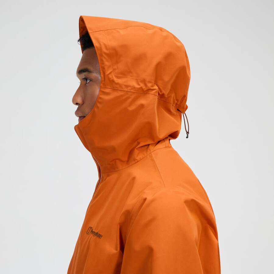 männer bramblfell interactive gore-tex wasserdichte jacke - orange berghaus