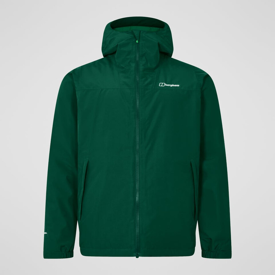 men s deluge pro 3.0 isolierte jacke - grün berghaus