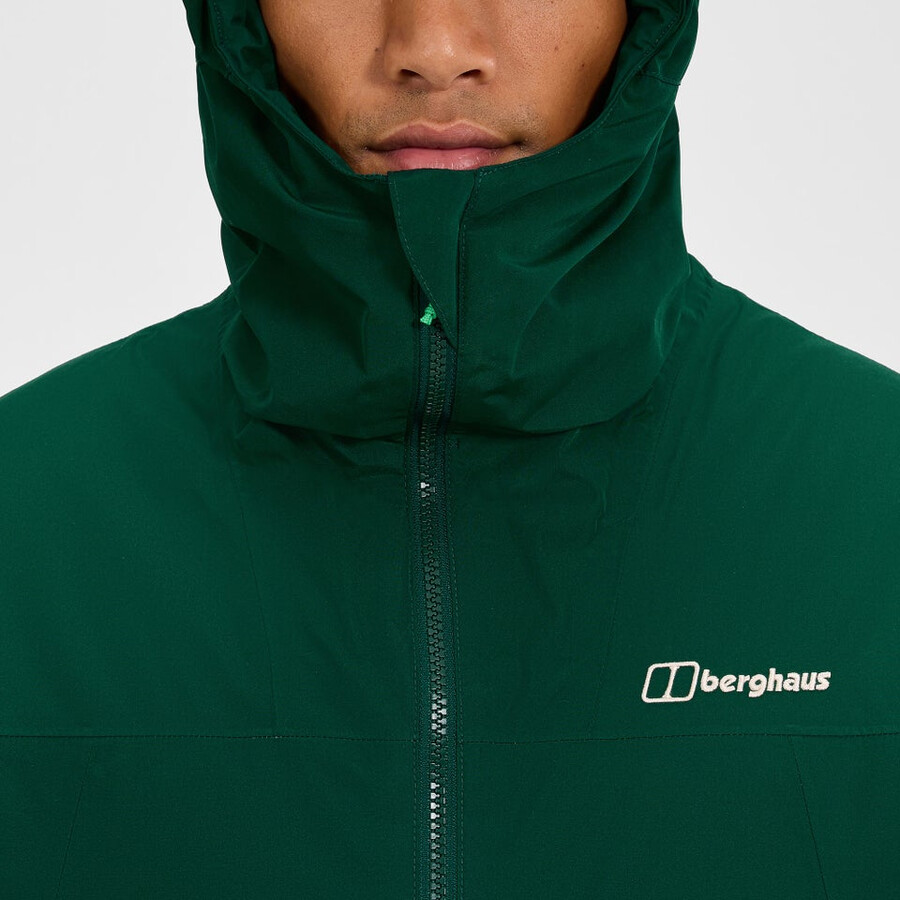 men s deluge pro 3.0 isolierte jacke - grün berghaus