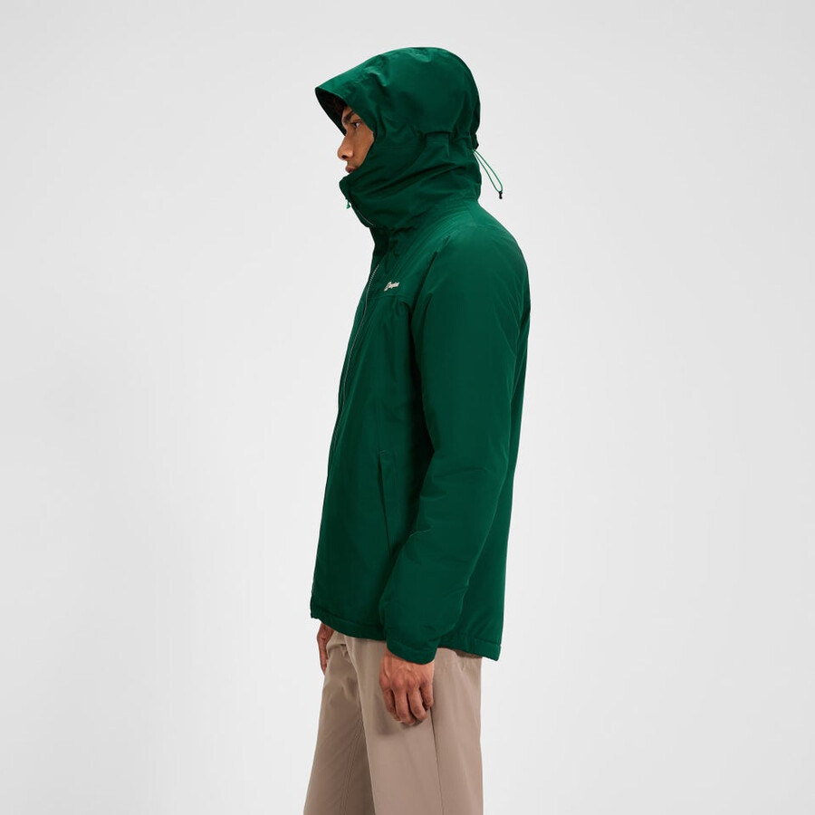 men s deluge pro 3.0 isolierte jacke - grün berghaus